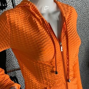 Orange Popular 2 Piece Workout Set